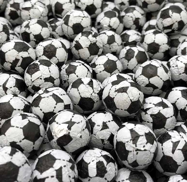 Milk Chocolate footballs