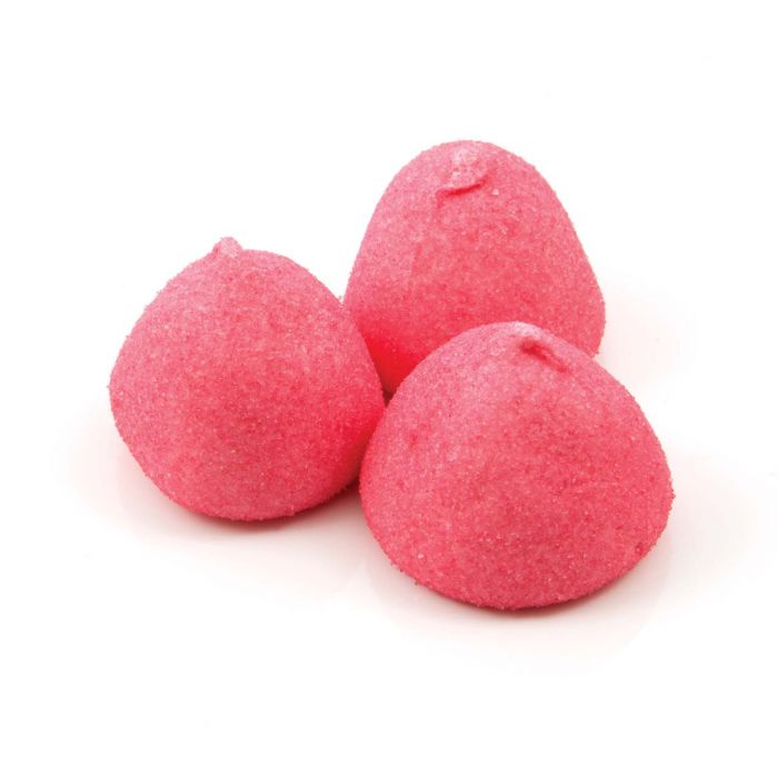 Red marshmallow paint balls