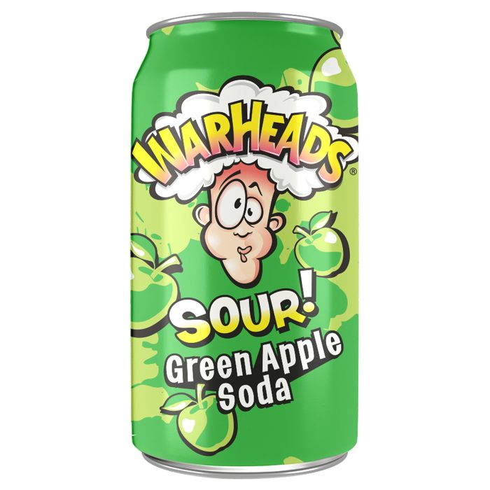 Warheads Sour Green Apple Soda