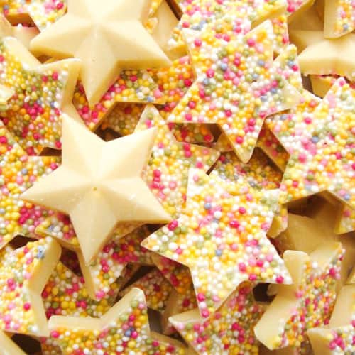 White chocolate Stars